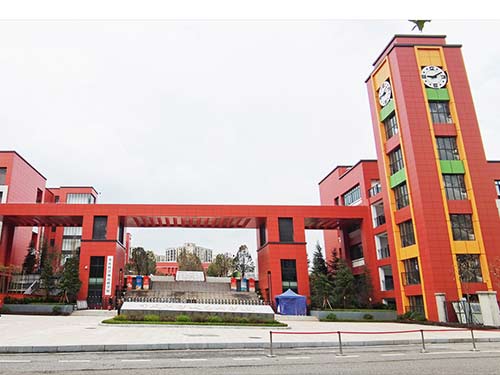 景观厚砖 重庆科学城高桥实验学校 工程案例推广图